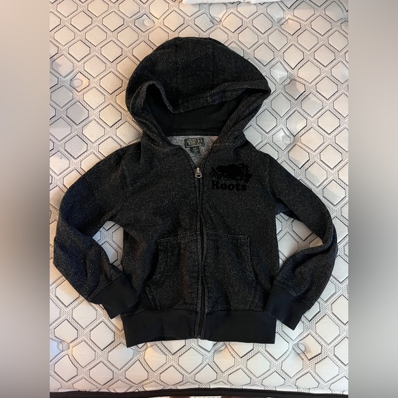 Dark salt and pepper zip up - Picture 2 of 3